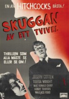 Shadow of a Doubt - Swedish Theatrical movie poster (xs thumbnail)