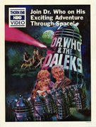 Dr. Who and the Daleks - Video release movie poster (xs thumbnail)
