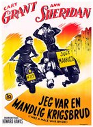 I Was a Male War Bride - Danish Movie Poster (xs thumbnail)