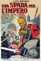 Una spada per l&#039;impero - Italian Movie Poster (xs thumbnail)