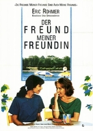 L&#039;ami de mon amie - German Movie Poster (xs thumbnail)