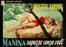 Manina, la fille sans voiles - Italian Movie Poster (xs thumbnail)