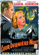 Leur derni&egrave;re nuit - Belgian Movie Poster (xs thumbnail)