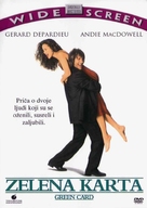 Green Card - Croatian DVD movie cover (xs thumbnail)