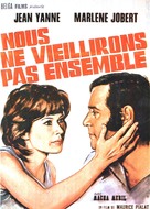 Nous ne vieillirons pas ensemble - Belgian Movie Poster (xs thumbnail)