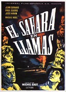 Le Sahara br&ucirc;le - Spanish Movie Poster (xs thumbnail)