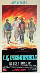 I quattro inesorabili - Italian Movie Poster (xs thumbnail)