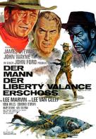 The Man Who Shot Liberty Valance - German Movie Poster (xs thumbnail)