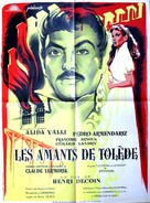Les amants de Tol&egrave;de - French Movie Poster (xs thumbnail)