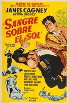 Blood on the Sun - Argentinian Movie Poster (xs thumbnail)