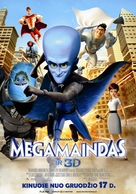 Megamind - Lithuanian Movie Poster (xs thumbnail)