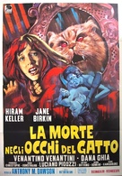 La morte negli occhi del gatto - Italian Movie Poster (xs thumbnail)