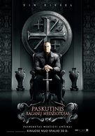 The Last Witch Hunter - Lithuanian Movie Poster (xs thumbnail)