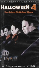 Halloween 4: The Return of Michael Myers - VHS movie cover (xs thumbnail)