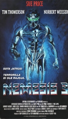 Nemesis III: Prey Harder - Finnish VHS movie cover (xs thumbnail)