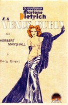 Blonde Venus - Spanish Movie Poster (xs thumbnail)