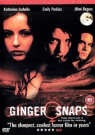 Ginger Snaps - British DVD movie cover (xs thumbnail)