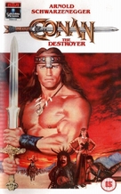 Conan The Destroyer - British VHS movie cover (xs thumbnail)
