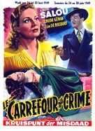 Carrefour du crime - Belgian Movie Poster (xs thumbnail)