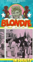Blondie in Society - VHS movie cover (xs thumbnail)