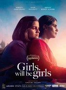 Girls Will Be Girls - French Movie Poster (xs thumbnail)