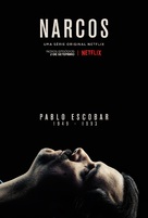 &quot;Narcos&quot; - Portuguese Movie Poster (xs thumbnail)
