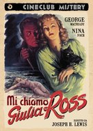 My Name Is Julia Ross - Italian DVD movie cover (xs thumbnail)