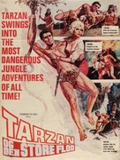 Tarzan and the Great River - Danish Movie Poster (xs thumbnail)