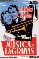 The Glenn Miller Story - Spanish Movie Poster (xs thumbnail)