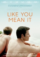 Like You Mean It - German Movie Poster (xs thumbnail)