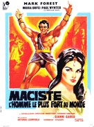 Maciste, l&#039;uomo pi&ugrave; forte del mondo - French Movie Poster (xs thumbnail)