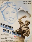 Ciel est &agrave; vous, Le - French Movie Poster (xs thumbnail)