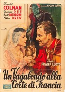 If I Were King - Italian Movie Poster (xs thumbnail)
