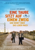 En duva satt p&aring; en gren och funderade p&aring; tillvaron - German Movie Poster (xs thumbnail)