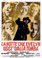 La notte che Evelyn usc&igrave; dalla tomba - Italian Movie Poster (xs thumbnail)