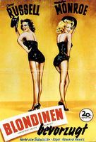 Gentlemen Prefer Blondes - German Movie Poster (xs thumbnail)