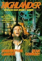 Highlander - German DVD movie cover (xs thumbnail)