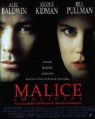Malice - Spanish Movie Poster (xs thumbnail)