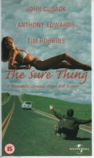 The Sure Thing - British VHS movie cover (xs thumbnail)