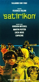 Fellini - Satyricon - Yugoslav Movie Poster (xs thumbnail)