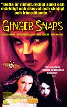 Ginger Snaps - Swedish VHS movie cover (xs thumbnail)