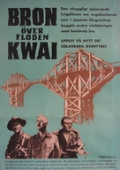 The Bridge on the River Kwai - Swedish Movie Poster (xs thumbnail)