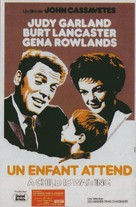 A Child Is Waiting - French Video release movie poster (xs thumbnail)