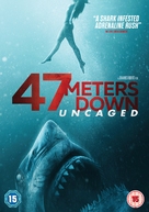 47 Meters Down: Uncaged - British DVD movie cover (xs thumbnail)