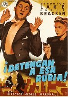 Hold That Blonde - Spanish Movie Poster (xs thumbnail)
