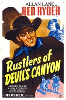 Rustlers of Devil&#039;s Canyon - Theatrical movie poster (xs thumbnail)