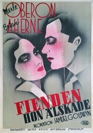 Beloved Enemy - Swedish Movie Poster (xs thumbnail)