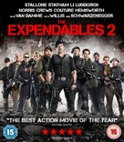 The Expendables 2 - British Blu-Ray movie cover (xs thumbnail)