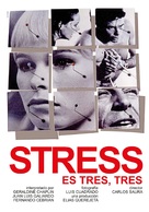 Stress-es tres-tres - Spanish Movie Poster (xs thumbnail)