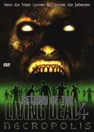 Return of the Living Dead 4: Necropolis - German DVD movie cover (xs thumbnail)